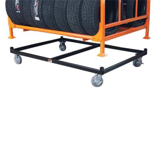 platforma na kółkach do regału na opony 2