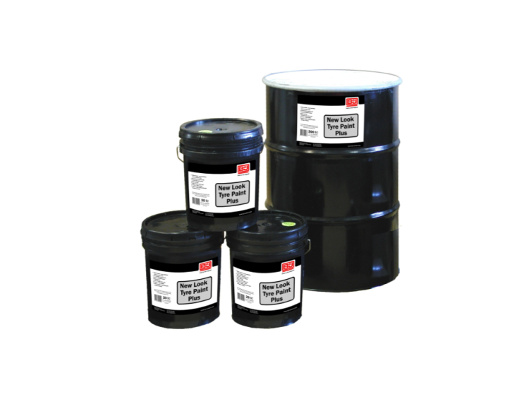 Czarna farba do opon i gumy BJ Rocket - beczka 200 litrów