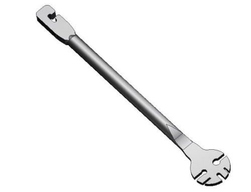 Dźwignia klucz do prostowania felg satalowych - narzędzie do naprawy felg marki Nitromac