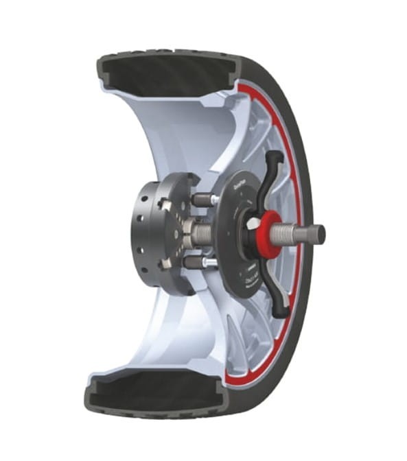 Płyta dociskowa Haweka QuickPlate 5-bolcowa | wałek 40 mm