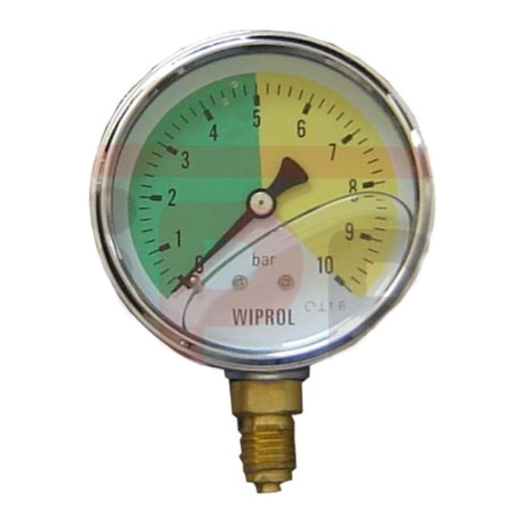 Manometr glicerynowy 10 BAR 63mm 1/4"GZ