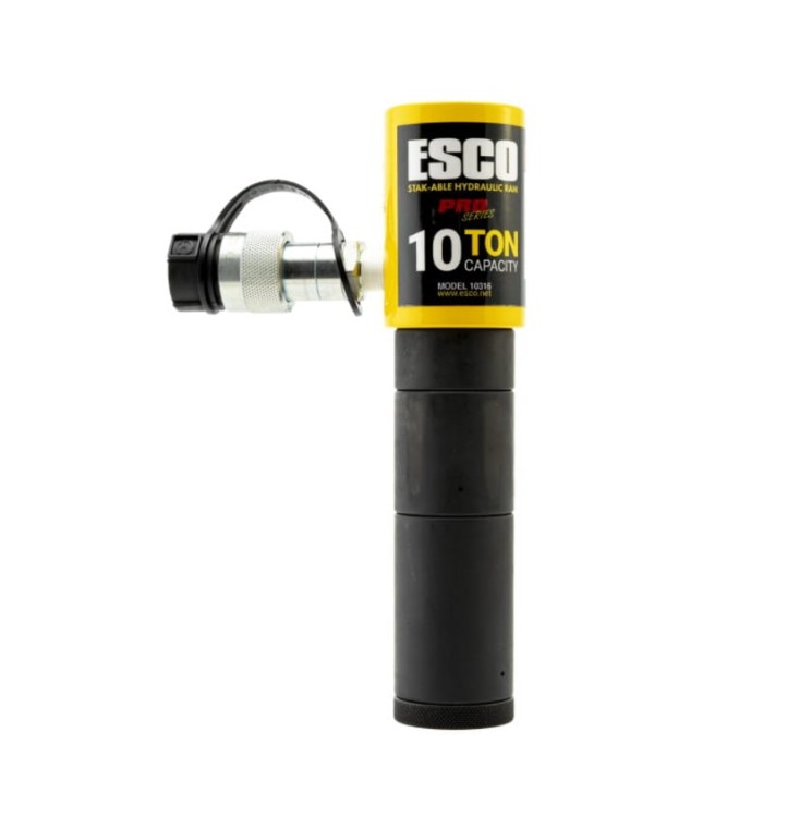 Siłownik do zbijania kół ESCO komplet adapterów | siła 10 Ton