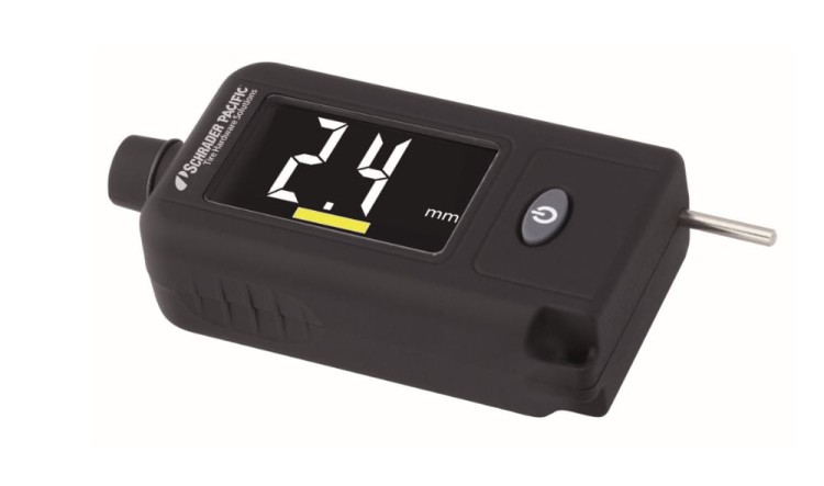 Ciśnieniomierz głębokościomierz do opon - Schrader