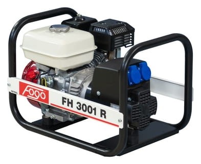 Agregat prądotwórczy Fogo FH3001RE AVR 2,7kW, 12,1 A, 230 V, 50 Hz z rozrusznikiem