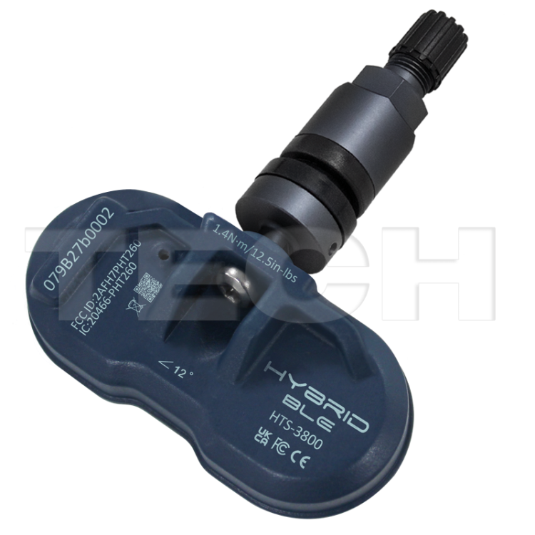 Czujnik ciśnienia TPMS T-Pro Hybrid BLE z zaworem Clamp-In Tesla  grafitowy.png
