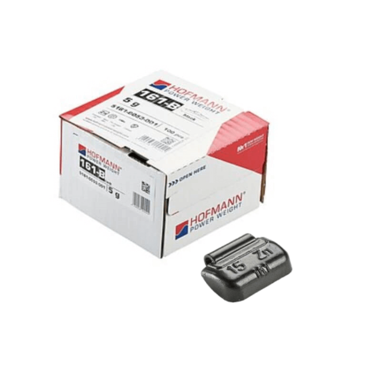 Ciężarek nabijany cynkowy Hofmann Standard Typ 161(Zn) czarny 15g - opakowanie 100 sztuk.png