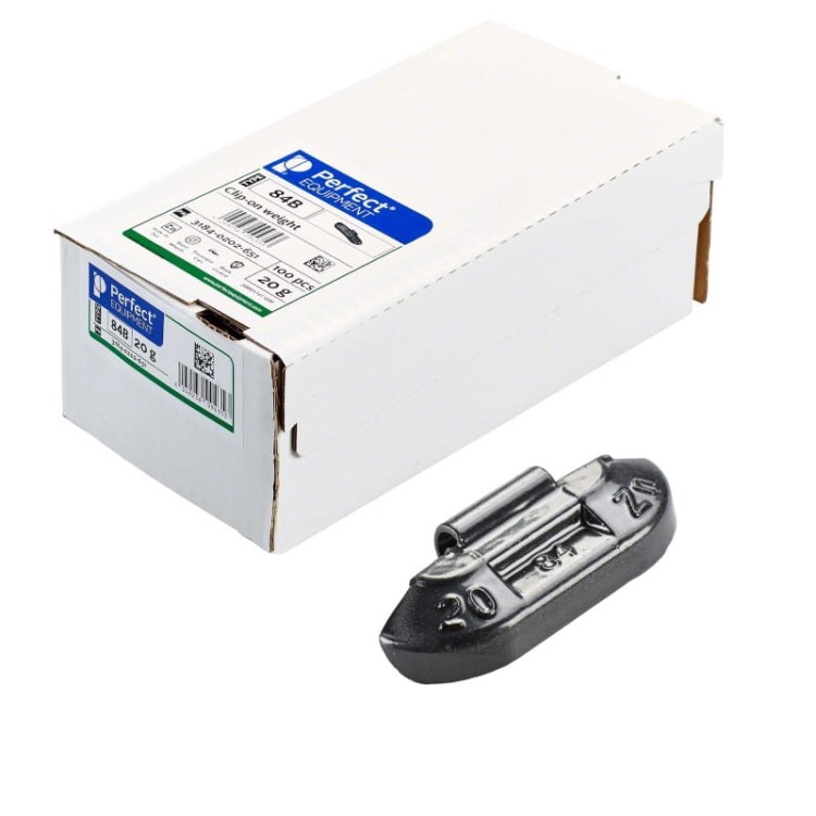 Ciężarki nabijane cynkowe do felg stalowych Perfect EQUIPMENT Typ T84B (Zn) 20g - opakowanie 100 sztuk.jpg