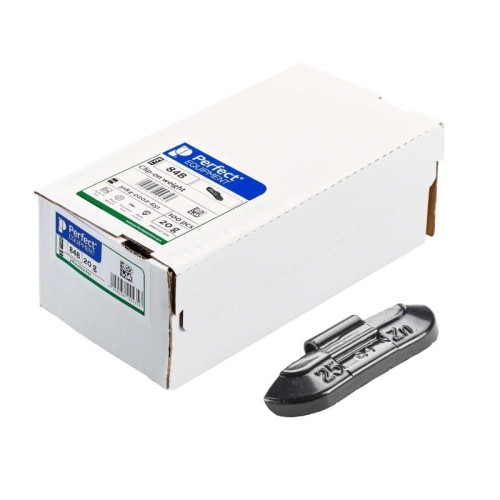 Ciężarki nabijane cynkowe do felg stalowych Perfect EQUIPMENT Typ T84B (Zn) 20g - opakowanie 100 sztuk.jpg