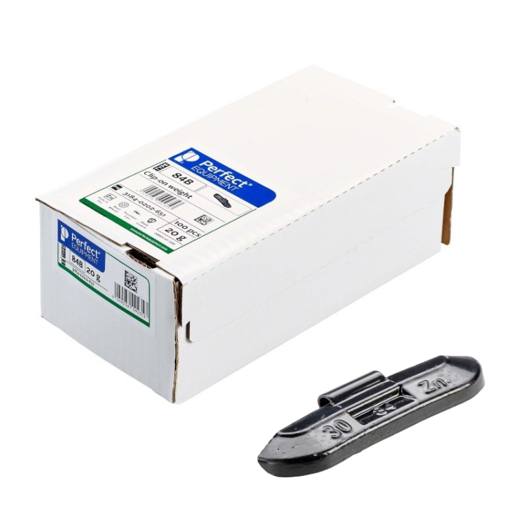 Ciężarki nabijane cynkowe do felg stalowych Perfect EQUIPMENT Typ T84B (Zn) 30g - opakowanie 100 sztuk.jpg.png