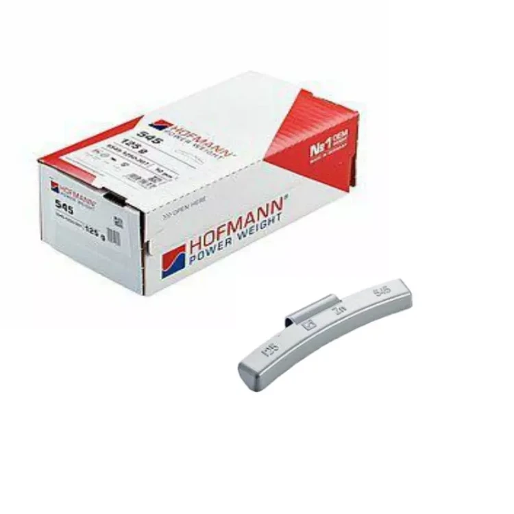 Ciężarek nabijany cynkowy do kół ciężarowych Hofmann Typ 545 (Zn) 125g - opakowanie 10 sztuk.webp