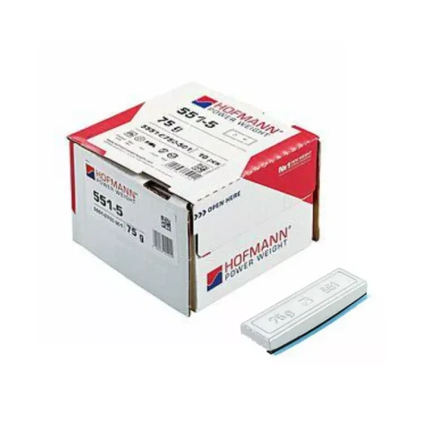 Ciężarek klejony ołowiany do kół ciężarowych Typ 551 (Pb) 75g - opakowanie 10 sztuk.webp