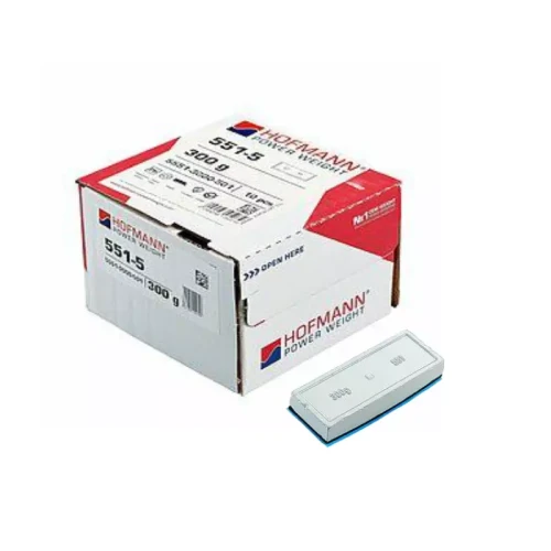 Ciężarek klejony ołowiany do kół ciężarowych Typ 551 (Pb) 300g - opakowanie 10 sztuk.webp