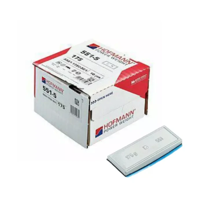 Ciężarek klejony ołowiany do kół ciężarowych Typ 551 (Pb) 175g - opakowanie 10 sztuk.webp