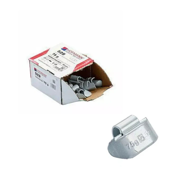 Ciężarek ołowiany do kół ciężarowych Hofmann Typ 5290 (PB) 75g - opakowanie 10 sztuk.webp