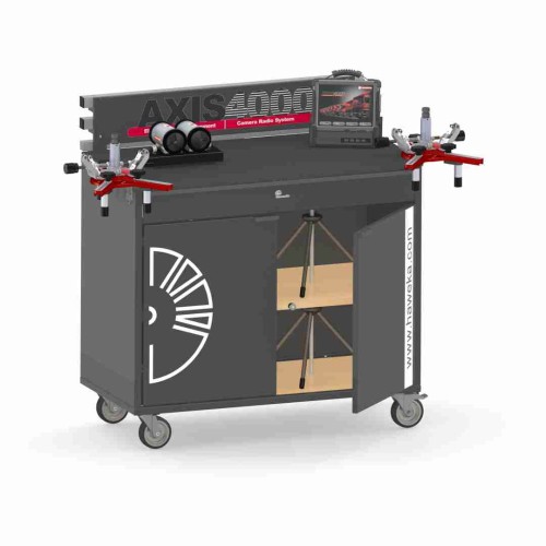 Przyrząd do geometrii kół ciężarowych