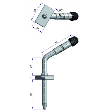 Wentyl do felg skręcany do pojazdów ciężarowych SCHRADER R-2101-2.png