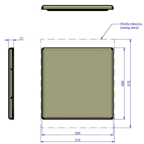 Płyta rozprężna Fasep 300x300x22 2 sztuki