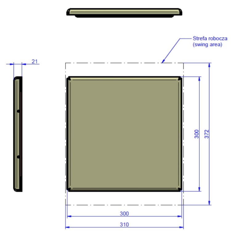 Płyta rozprężna Fasep 300x300x22 2 sztuki