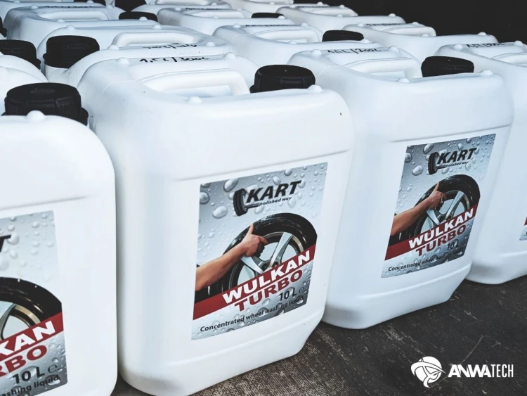 Koncentrat do automatycznych myjek do kół KART Wulkan Turbo 10L – kanistry w magazynie ANWA-TECH