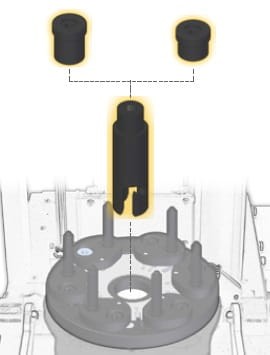 Tuleje centrujące do felg bez otworowych Fasep
