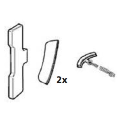 Zestaw nakładek plast-gum zbijaka FASEP