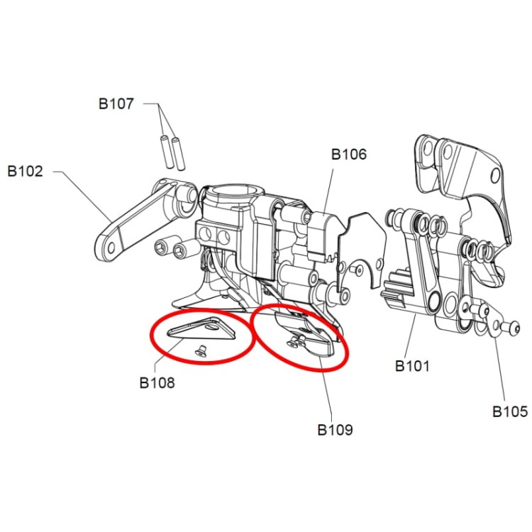 Nakładka / osłona stopki (komplet) Fasep