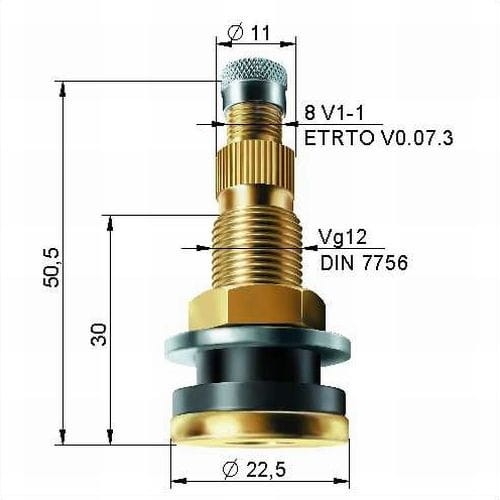Wentyl do maszyn rolniczych Alligator TR618A