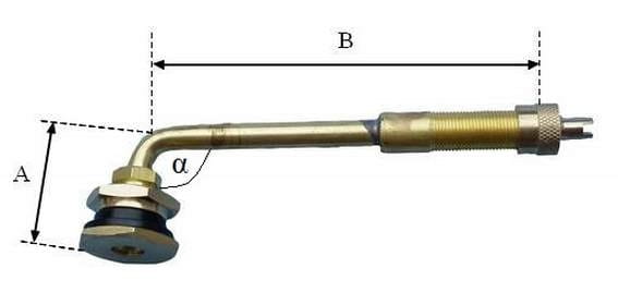 Wentyl do felg pojazdów OTR TRJ658-03