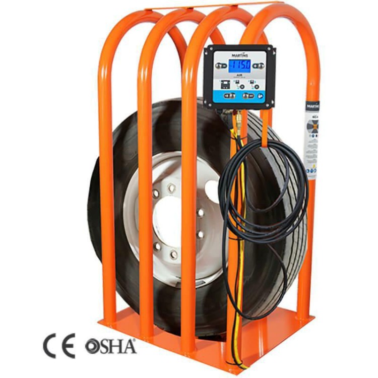 Kosz do pompowania kół z automatem - zestaw Martins MIC-4-KIT