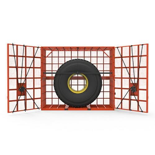 klatka do pompowania kół górniczych 3-12223