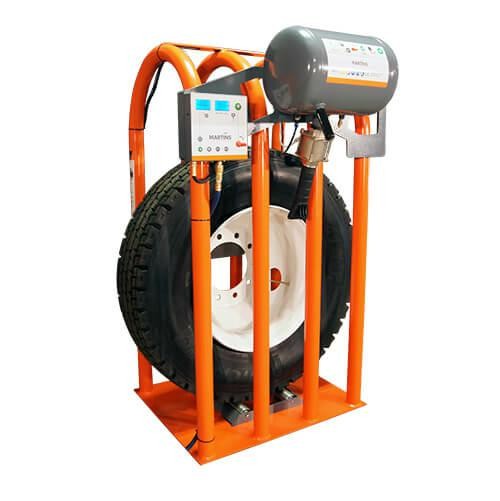 Stacja pompowania kół do kosza MARTINS