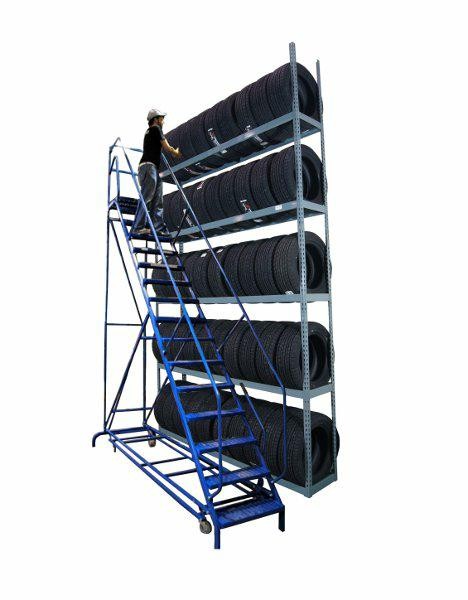 drabina magazynowa 10-stopniowa 3-12353