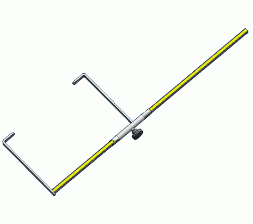 Przyrząd do pomiaru kół bliźniaczych