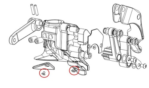 Śruba M4x6 nakładki stopki Fasep