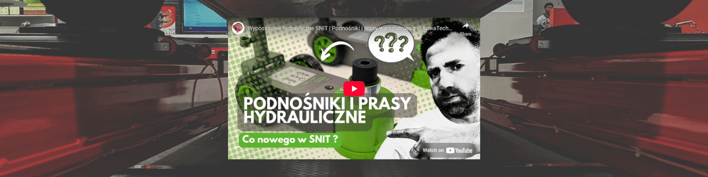 Hydrauliczne prasy warsztatowe - baner YouTube