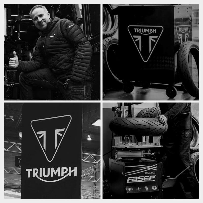 Wyposażamy serwisy motocyklowe | podnośniki, wyważarki i montażownice do motocykli