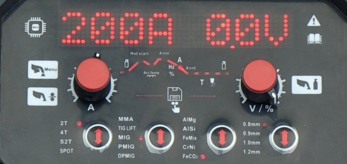 Półautomat spawalniczy TECNO MIG 234 PULSE 4x4_2