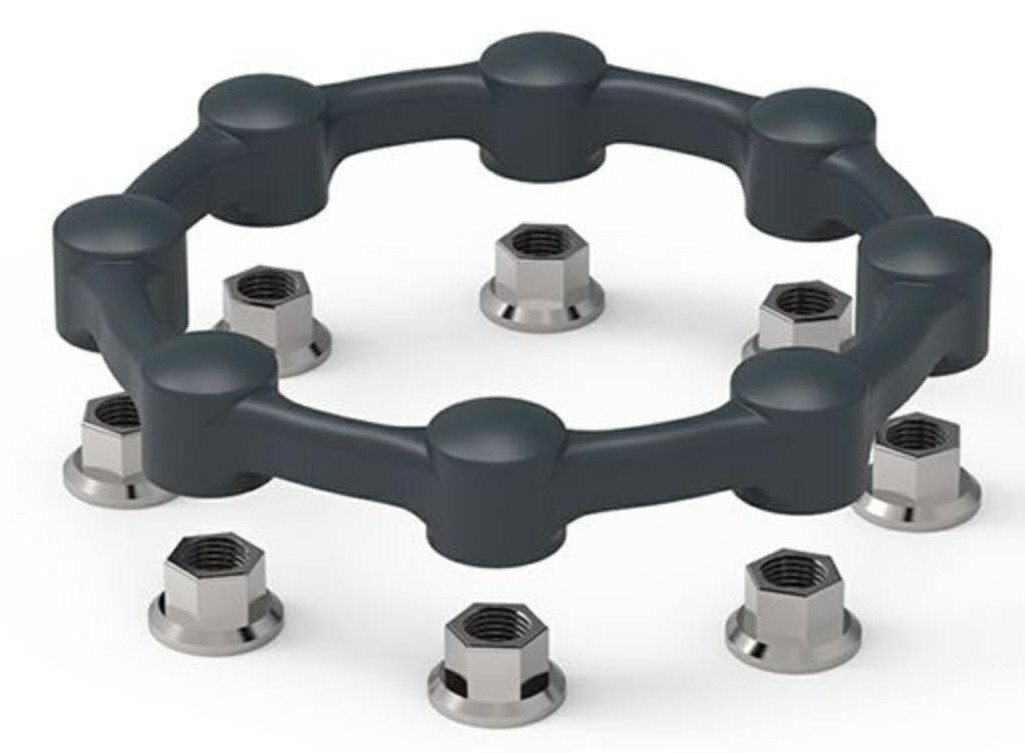 Wskaźnik luzowania nakrętek w kole 