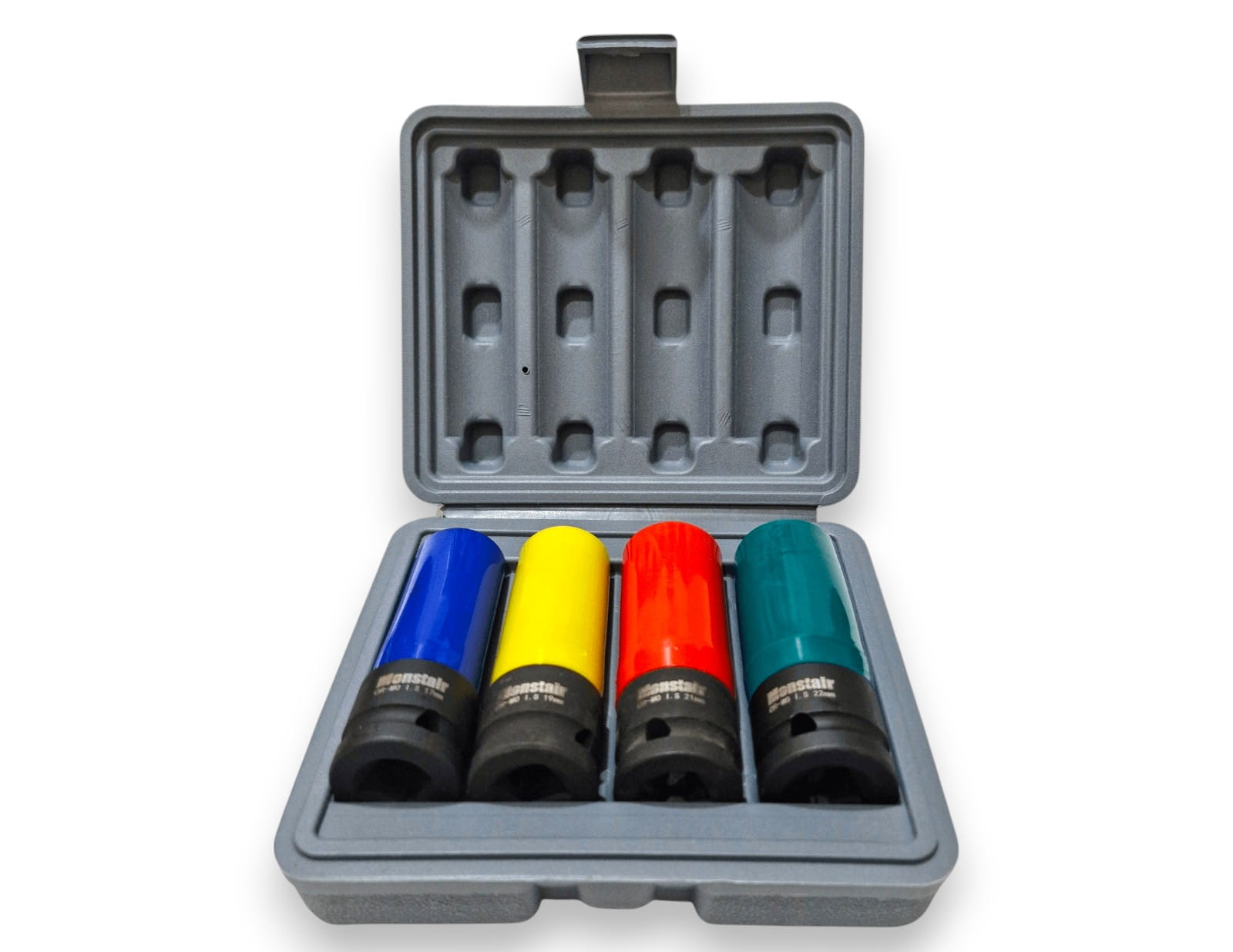 Zestaw nasadek udarowych do felg aluminiowych MonstAIR 17 19 21 22 mm 1/2"