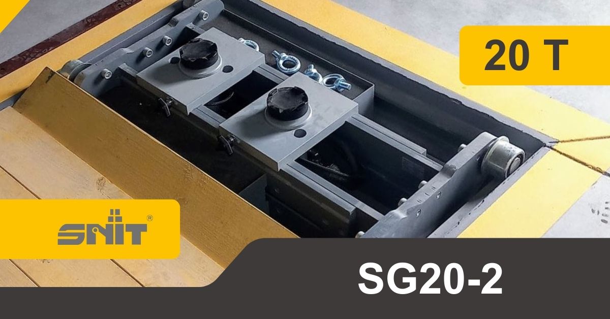 Podnośnik kanałowy do warsztatu - 20 ton - do ciężarówek | SNIT SG 20-2 rozmiar S