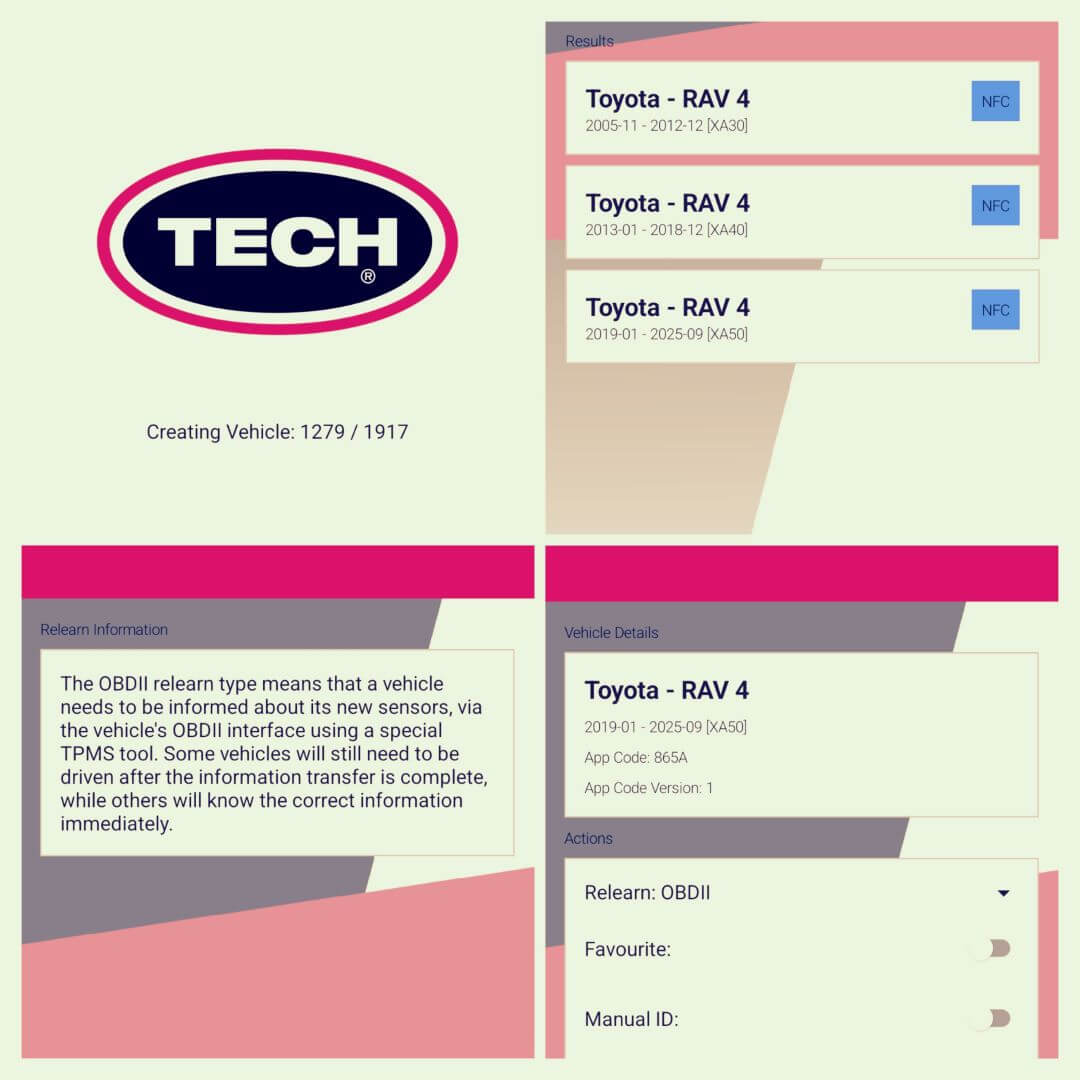 Programowanie czujników ciśnienia opon T-Pro Hybrid NFC smartfonem z Android i aplikacją TECH TPMS NFC