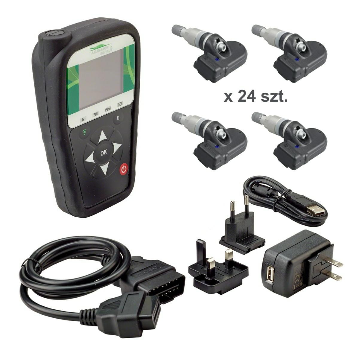 Programator czujników TPMS Alligator PT3 zesta.jpg