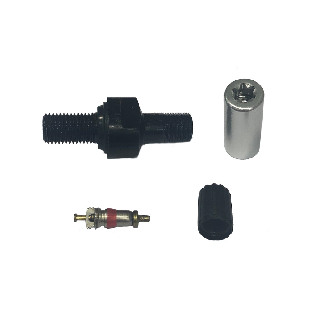 Zawór czujnika TPMS Schrader MOTO prosty 11,5 mm czarny