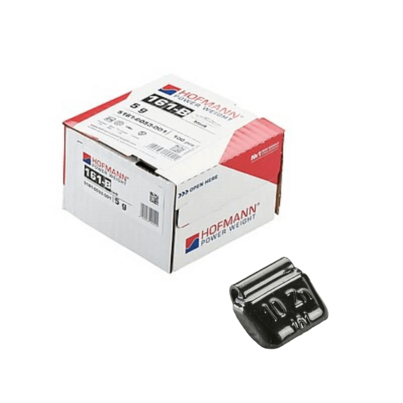 Ciężarek nabijany cynkowy Hofmann Standard Typ 161(Zn) czarny 10g - opakowanie 100 sztuk.png