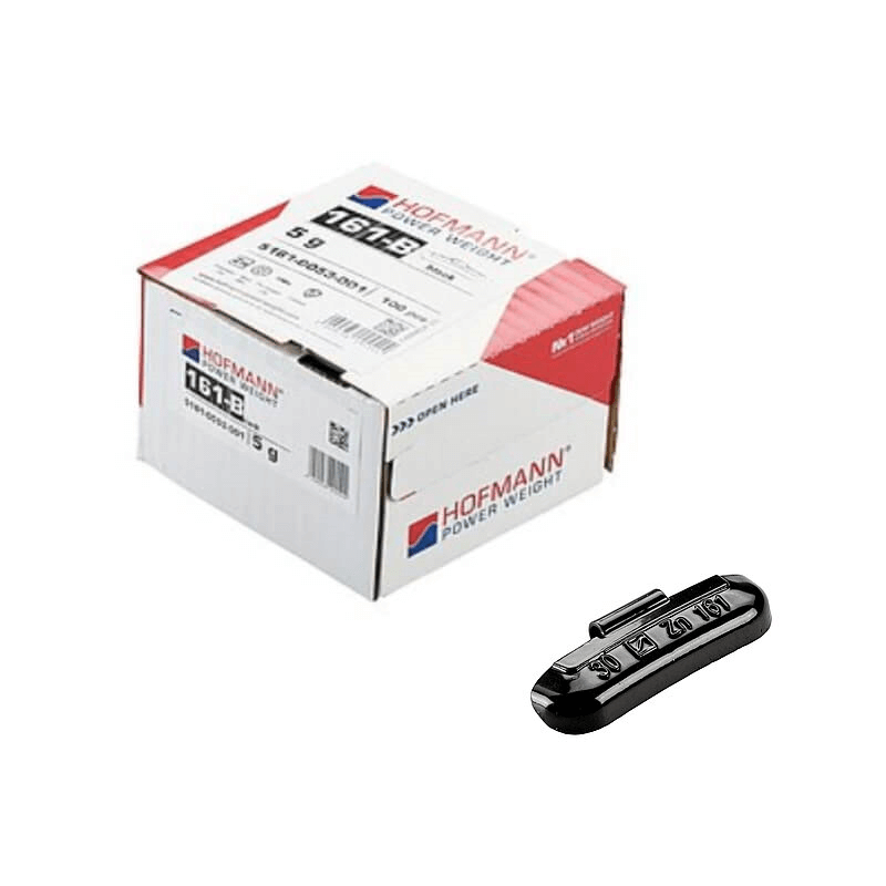 Ciężarek nabijany cynkowy Hofmann Standard Typ 161(Zn) czarny 30g - opakowanie 100 sztuk.jpg.png